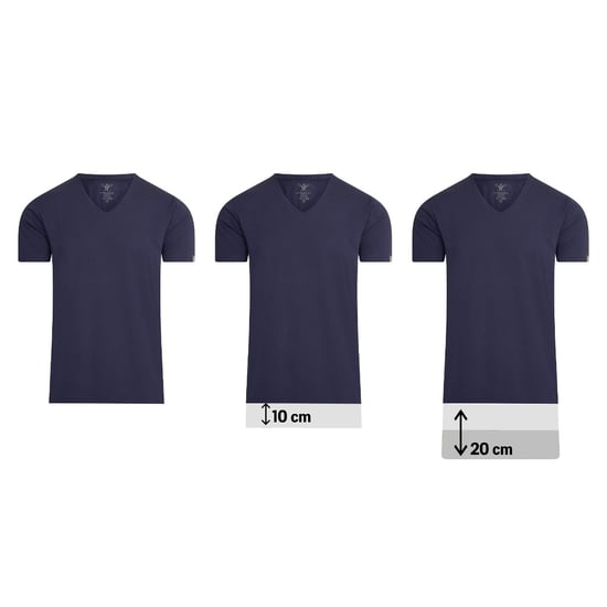4-Pack T-shirts von Cappuccino Italia in der farbe Blau und in größe L. - Image 2