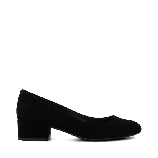 Dune Ladies Wf Bracket - Wide Fit Comfort Block-Heeled Courts - Image 2