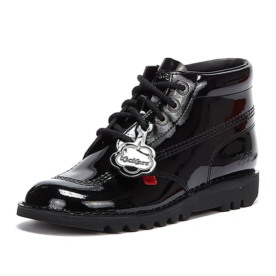 Kickers Kick Hi Womens Patent Stiefel - (Schwarz) - Image 3