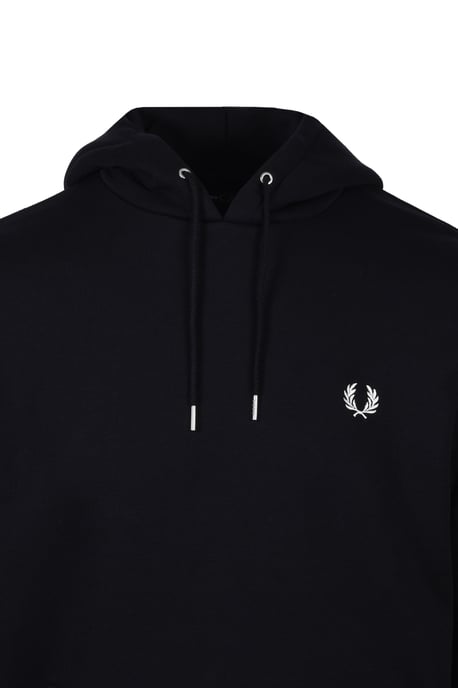 Sweat à Capuche Fred Perry Pour Homme en Noir - Image 2