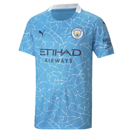 Puma Kids Manchester City Home Shirt 2020 2021 Junior Football Domestic Top