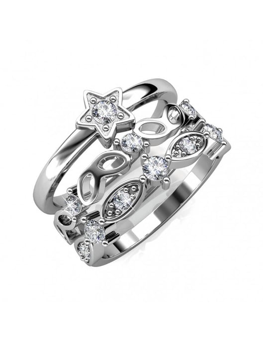 Solar Ring - Silber und Kristall - Image 4