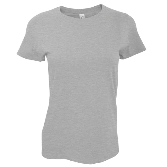 SOLS Womens/Ladies Imperial Heavy Short Sleeve T-Shirt (Grau meliert) - Image 1