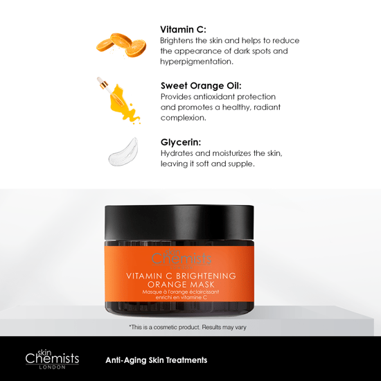 skinChemists Vitamin C Aufhellende Orangenmaske 50ml - Image 4