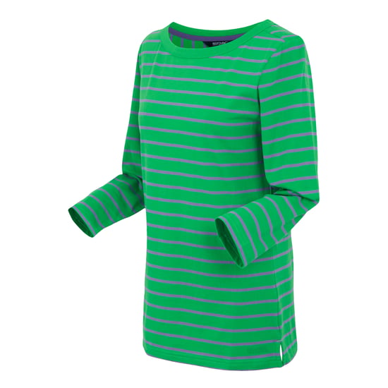 Regatta Womens/Ladies Baylette II Striped T-Shirt (Green)