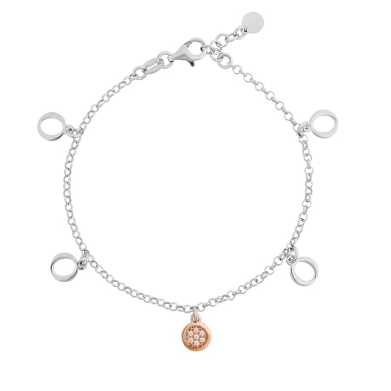 Orphelia 'Maite' Damenarmband aus 925er Sterlingsilber - Silber/Rosé ZA-7376 - Image 1