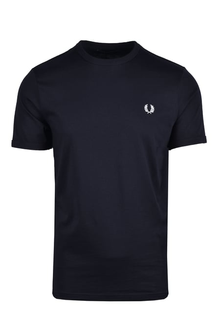 T-shirt col rond Fred Perry Pour Homme en Bleu Marine - Image 1