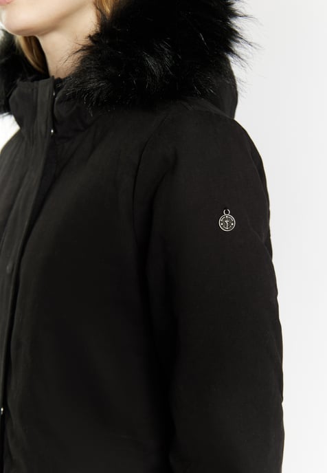 Dreimaster Winterparka Damen Schwarz - Image 5