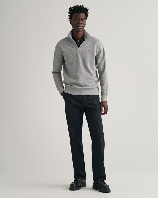 Gant Regular Shield Half Zip Sweat Sweatshirt - Image 1
