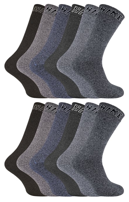 Sock Snob - 12 Paires Homme Chaussettes Randonnée | Chaussette Botte Rembourre - Pack 2 - Image 1
