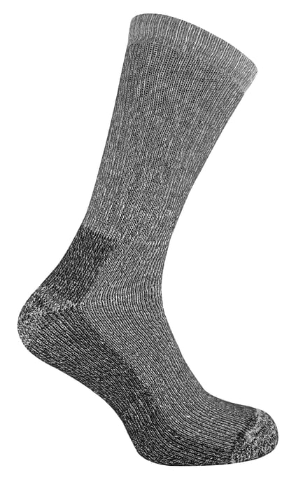 2er Pack atmungsaktive gepolsterte Fersen- und Zehensocken aus Thermowolle zum Wandern - Image 1