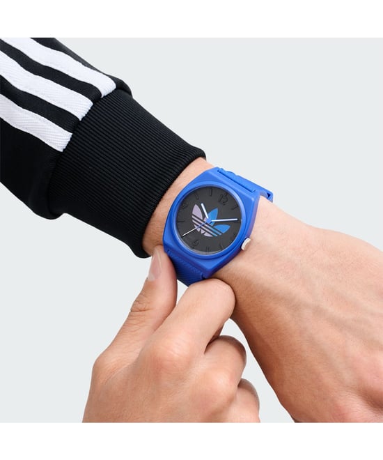 Adidas Originals Project Two Grfx Unisex's Blue Watch AOST24553
