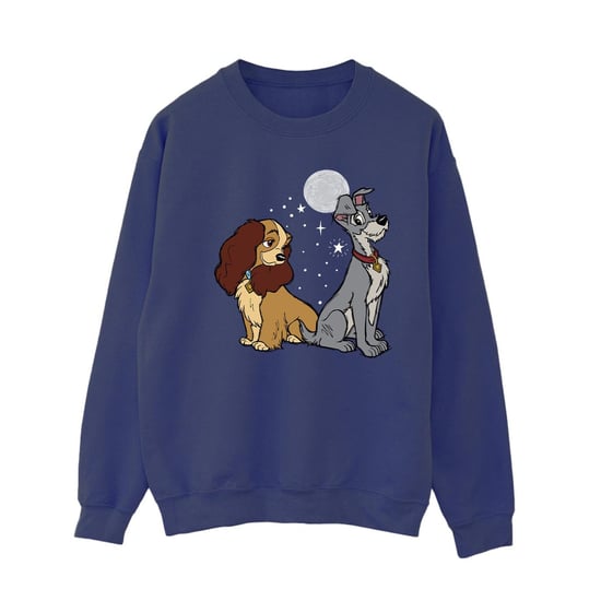 Disney - "Lady And The Tramp" Sweatshirt für Damen (Marineblau) - Image 1