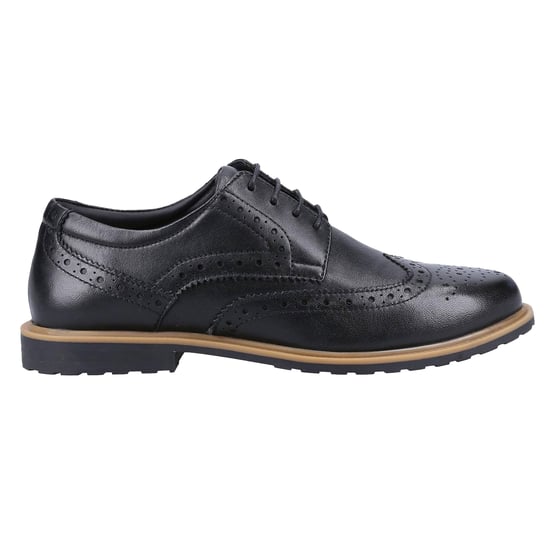 Hush Puppies - Mädchen Halbschuhe "Verity", Leder (Schwarz/Hellbraun) - Image 1