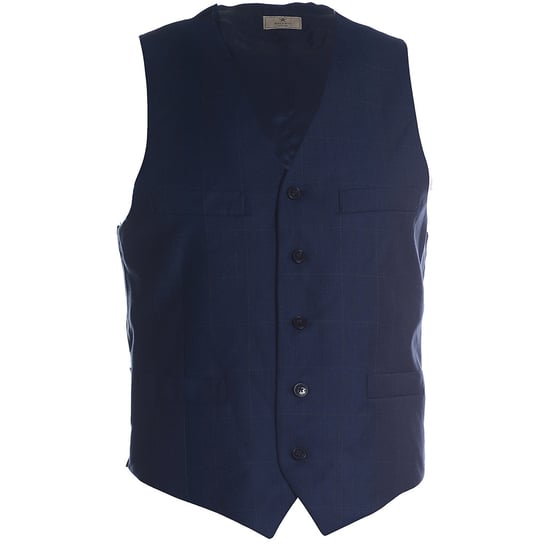Hackett London Mayfair Birdseye Windowpane Wildcoat dans la Marine - Image 1