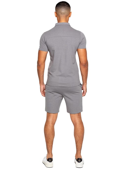 Enzo | Herren-Polo-Trainingsanzug-Set - Grau - Image 3