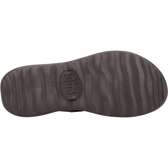 HEYDUDE Carson Nylon Herren Sandalen Braun - Image 3