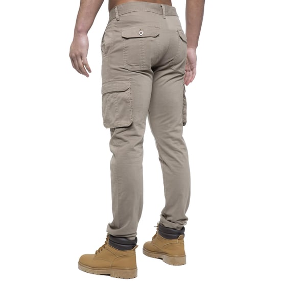 Enzo | Herren Cargo-Hose - Beige - Image 5