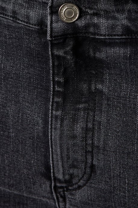 Washed Black Stretch Slim Fit Jeans