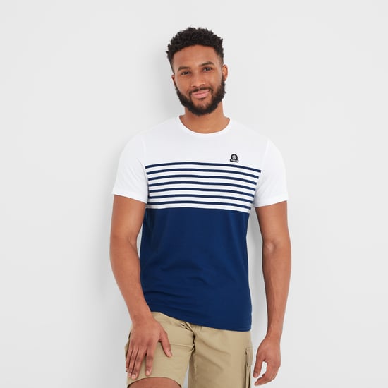 Drayton Mens T-Shirt Night Blue
