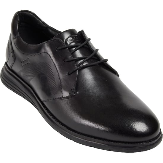 Pod Aston Leder Männer Schwarz Schnürschuhe - Image 1