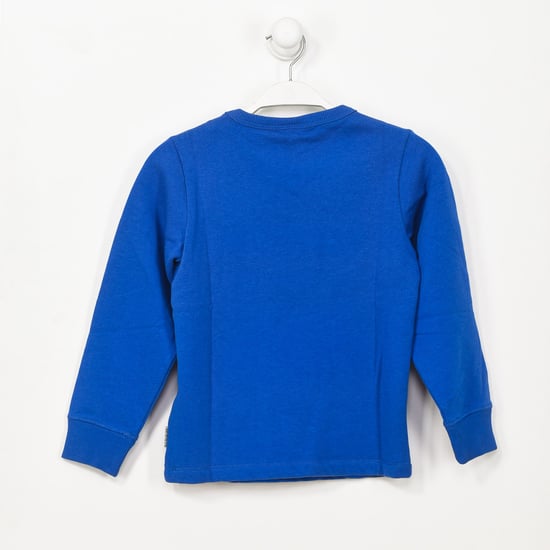 GA4EPW boy's long-sleeved crew-neck sweatshirt