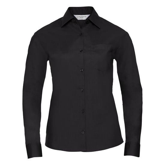 Russell Collection - Hemd Pflegeleicht für Damen Langärmlig (Schwarz) - Image 1