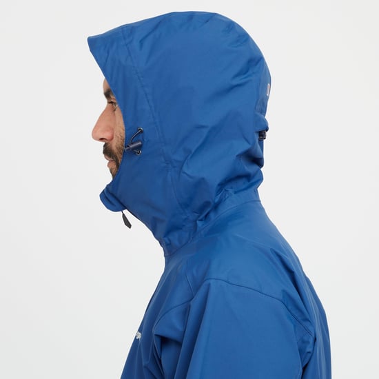 Berghaus Men's Stormcloud Waterproof Jacket with Adjustable Hood and Drawcord Hem, Breathable, Lightweight & Durable Technical Raincoat, Blue