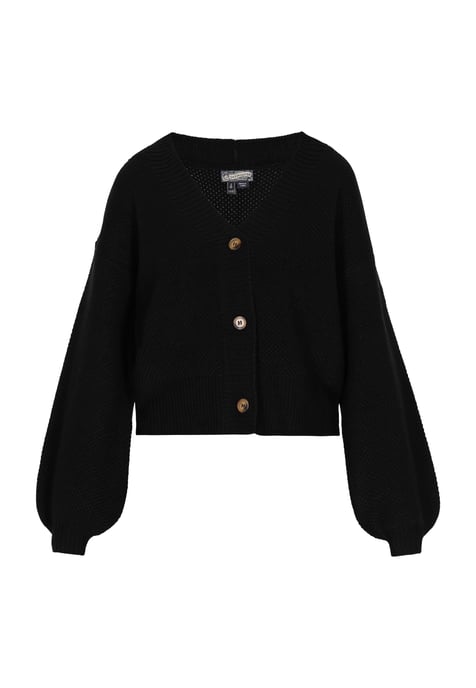 Dreimaster Cardigan Damen Schwarz - Image 1