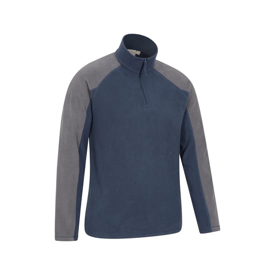 Mountain Warehouse Herren Ashbourne II Half Zip Fleece Top (dunkelblau) - Image 5