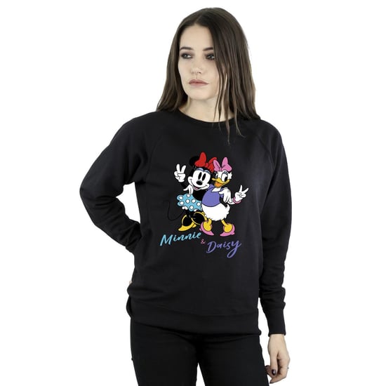 Disney Damen/Damen Minnie Mouse und Daisy Sweatshirt (Schwarz) - Image 2