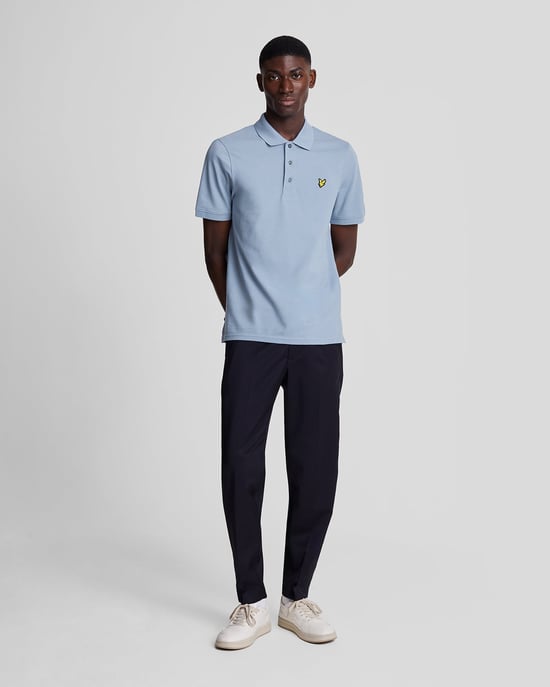 Herren Polohemd in Blau - Image 2