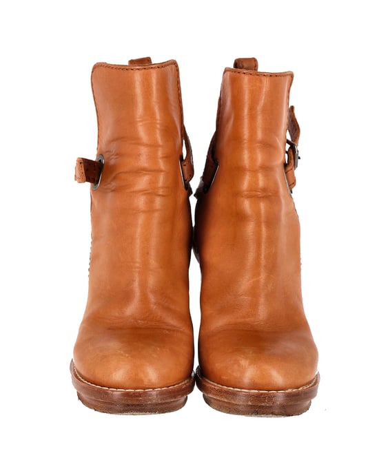 Acne Studios Cypress Con Stiefeletten aus braunem Leder - Image 2