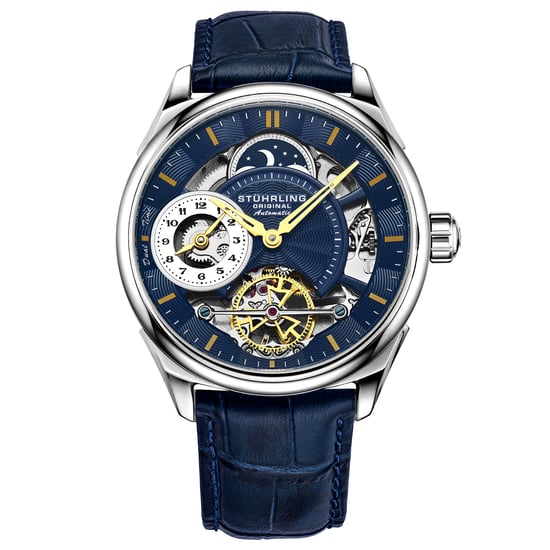 Automatisches Skelett Presidia marineblau 42 mm - Image 1