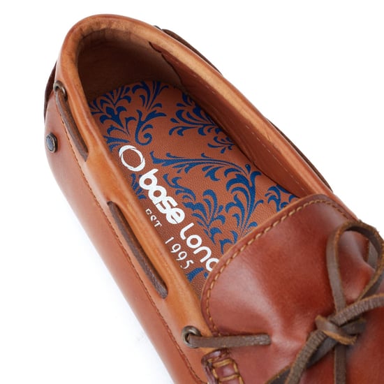 Base London Brooks Herren Mokassins aus gebranntem Tan-Leder - Image 6