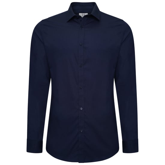Harry Brown Theo Navy Cotton Shirt