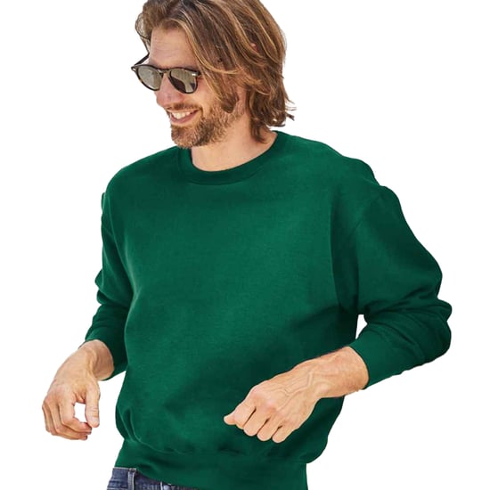Fruit of the Loom - "Supercotton" Sweatshirt für Herren (College Grün) - Image 1