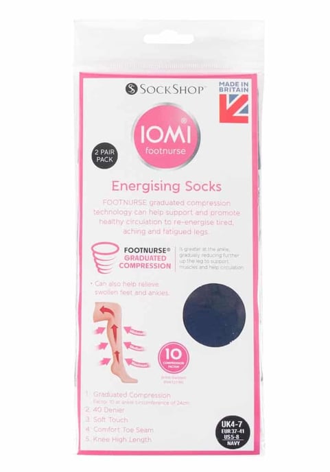 2 Paar Damen-Kompressions-Kniestrümpfe mit 40 Denier - Image 2