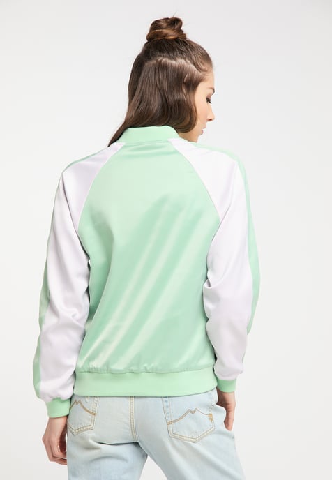 Mymo Wendejacke Damen Neo-Mint-Farbblock - Image 4