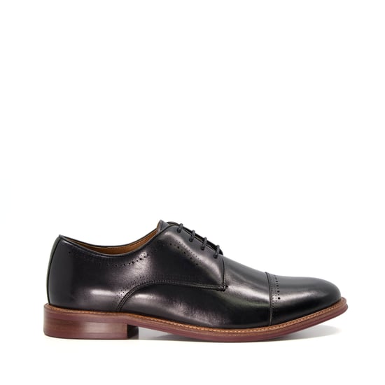 Dune Savion Leder-Herrenschuhe In Schwarz-Oxford-Stil - Image 2