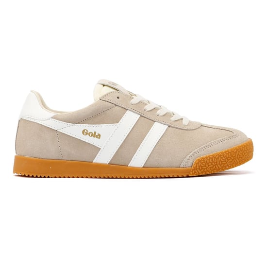 Gola Elan Damen Wildleder Turnschuhe In Beige - Image 5