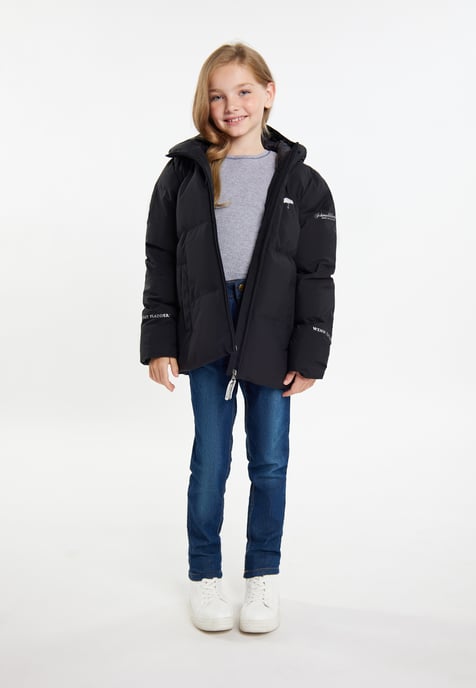 Schmuddelwedda Funktionale Winterjacke Mädels Schwarz - Image 2