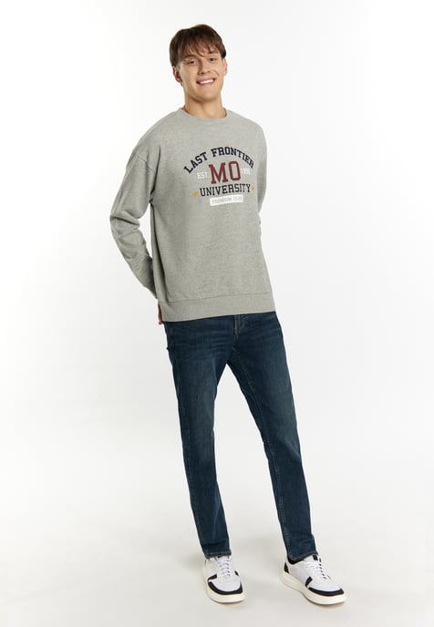 Mo Sweatshirt Herren Grau Melange - Image 2