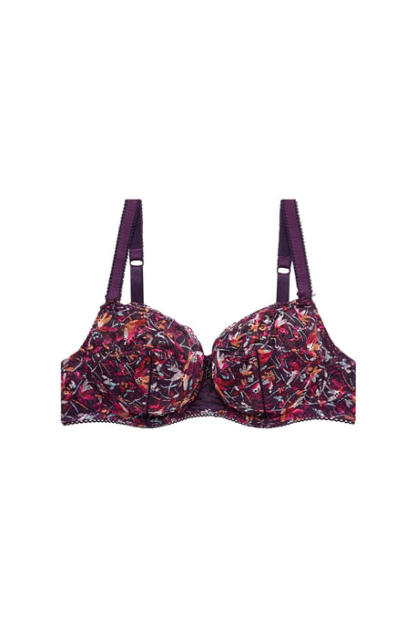'Luccia Swing' Full Cup Underwired Non-padded Support Bra
