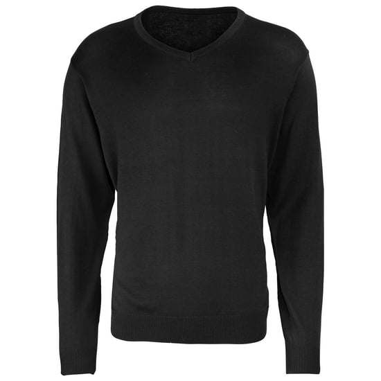 Premier - Sweatshirt V-Ausschnitt für Herren (Schwarz) - Image 1