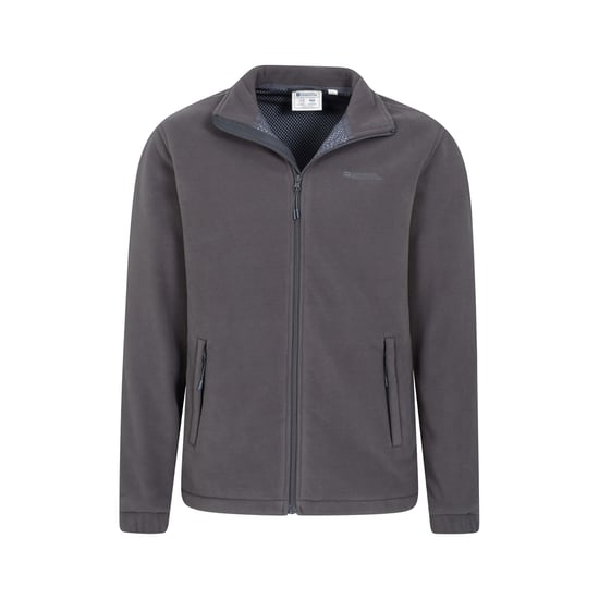 Mountain Warehouse Herren Bernard II Winddichte Fleece Jacke (Grau) - Image 5