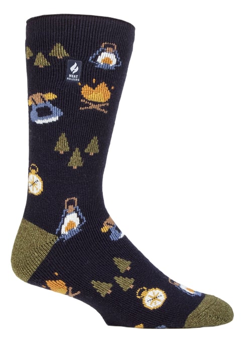 Herren Fun Hobby Socken | Heat Holders Lite | Novelty Fluffy Fleece gefüttert Thermosocken für Winter - Outdoor - Image 1