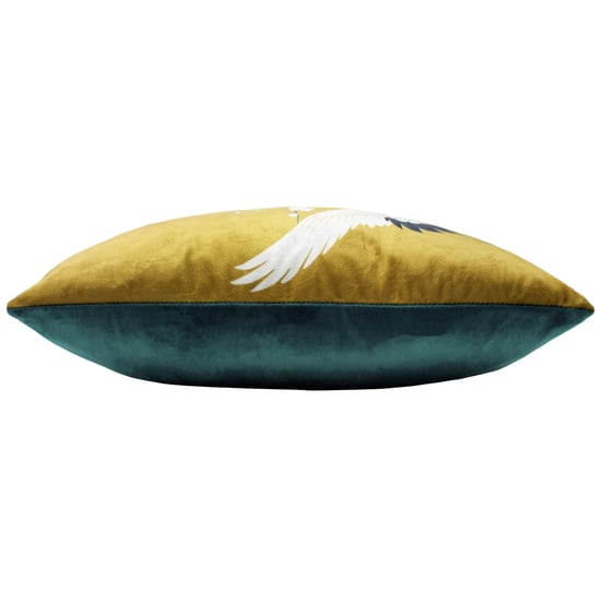 Paoletti Kensho Japanese Nature-Inspired Velvet Cushion Cover