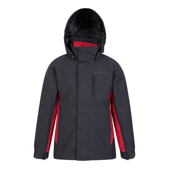 Mountain Warehouse - "Cannonball" Jacke, wasserfest 3 in 1 für Kinder (Grau) - Image 1