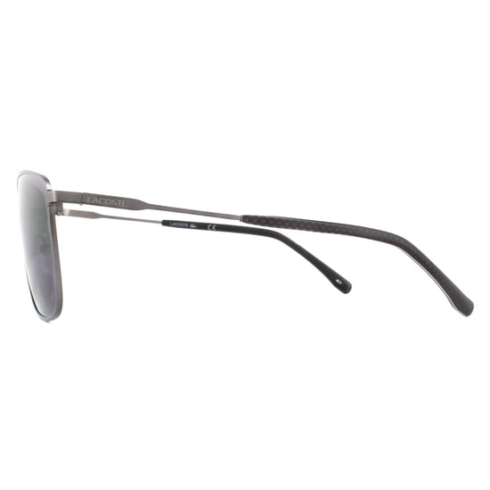 Lacoste Aviator Mens Matte Gunmetal Grey Sunglasses